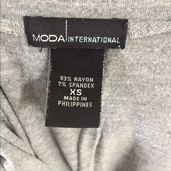 Xsmall gray moda international turtleneck. - Picture 6 of 7